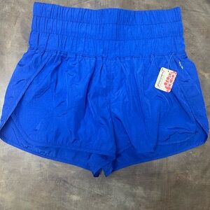 Free People Electric Blue Athletic Shorts